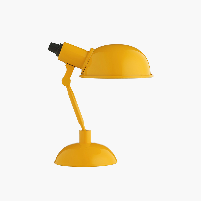 Glowbox Chrome Metal Table Lamp