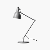 Glowbox Chrome Metal Table Lamp