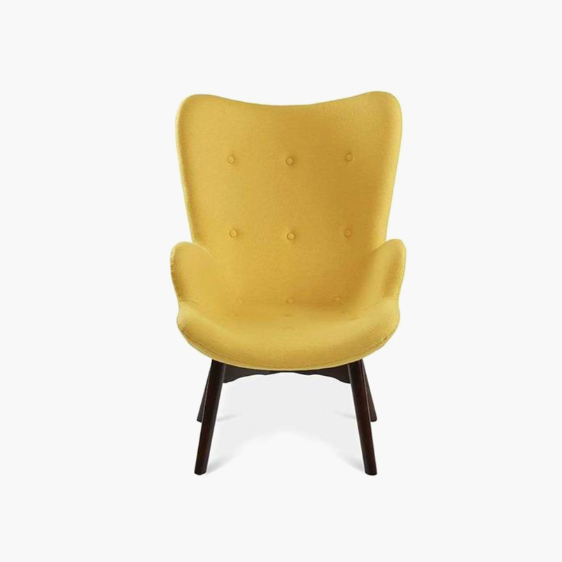 The Reggio Replica Wing Chair in Yellow