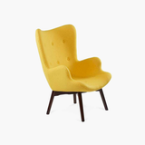 The Reggio Replica Wing Chair in Yellow