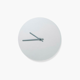 Steel Wall Clock, Light Gray